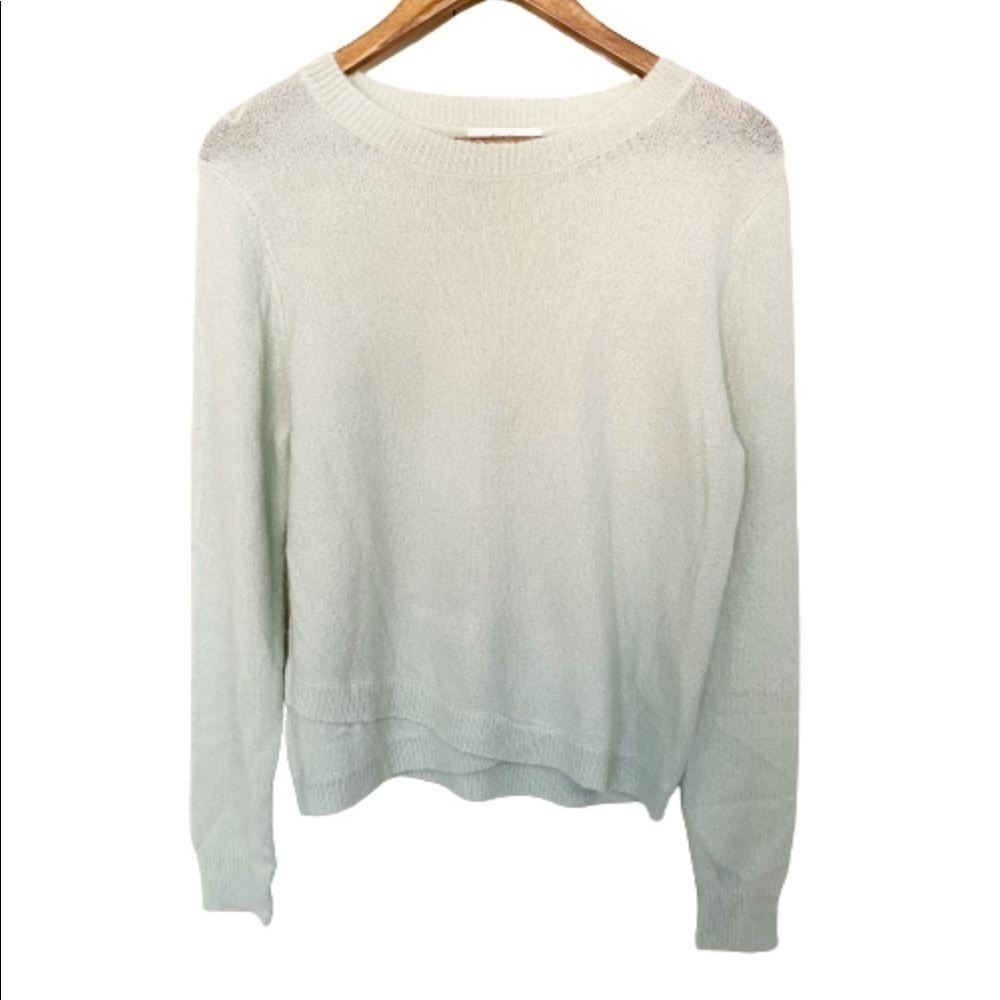 Elodie NWOT Crisscross Bottom Mint Green Sweater